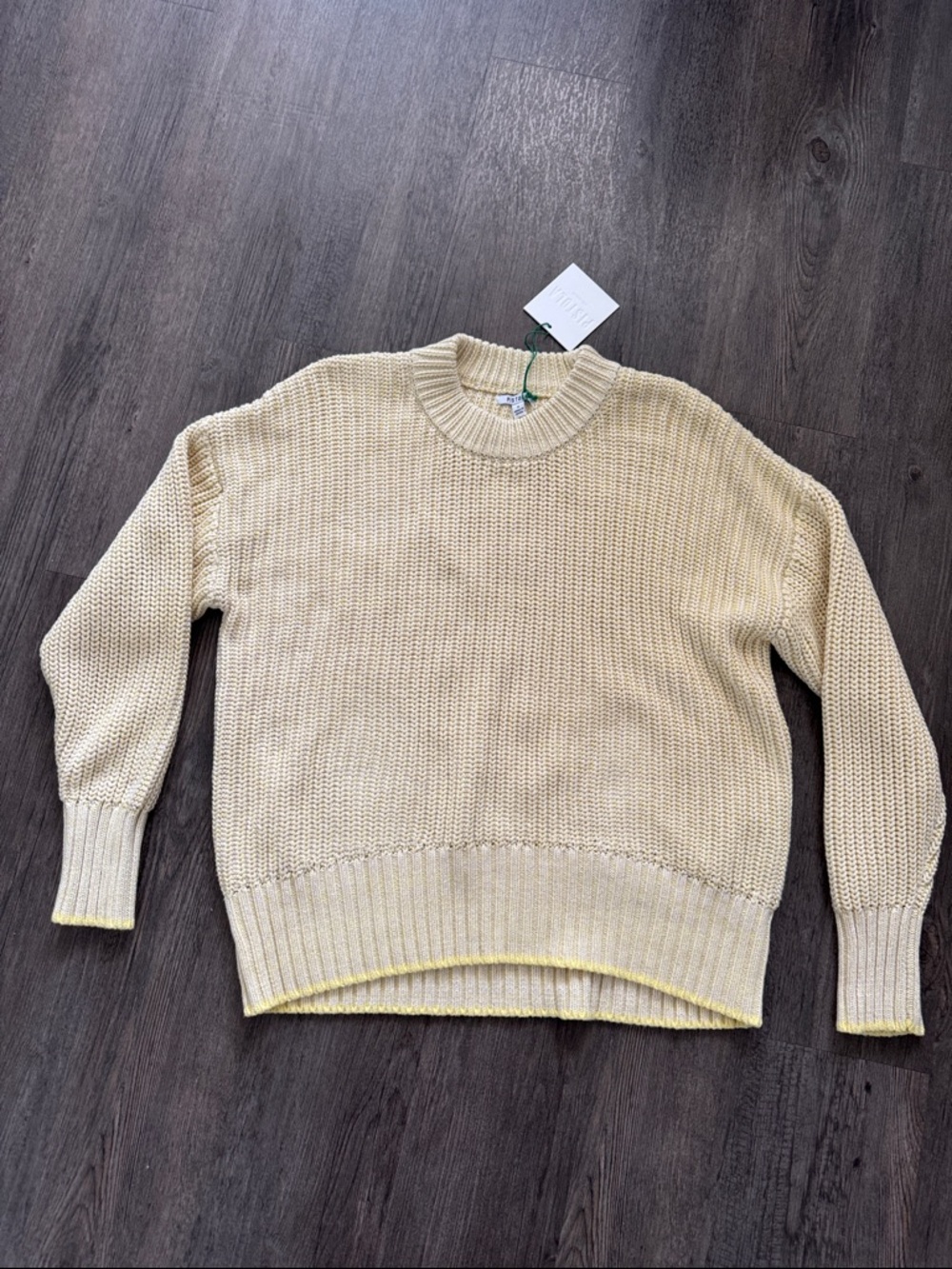 pistola Cream Crewneck Pullover Sweater